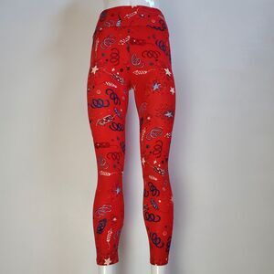 NEW LuLaRoe Red Firework Leggings